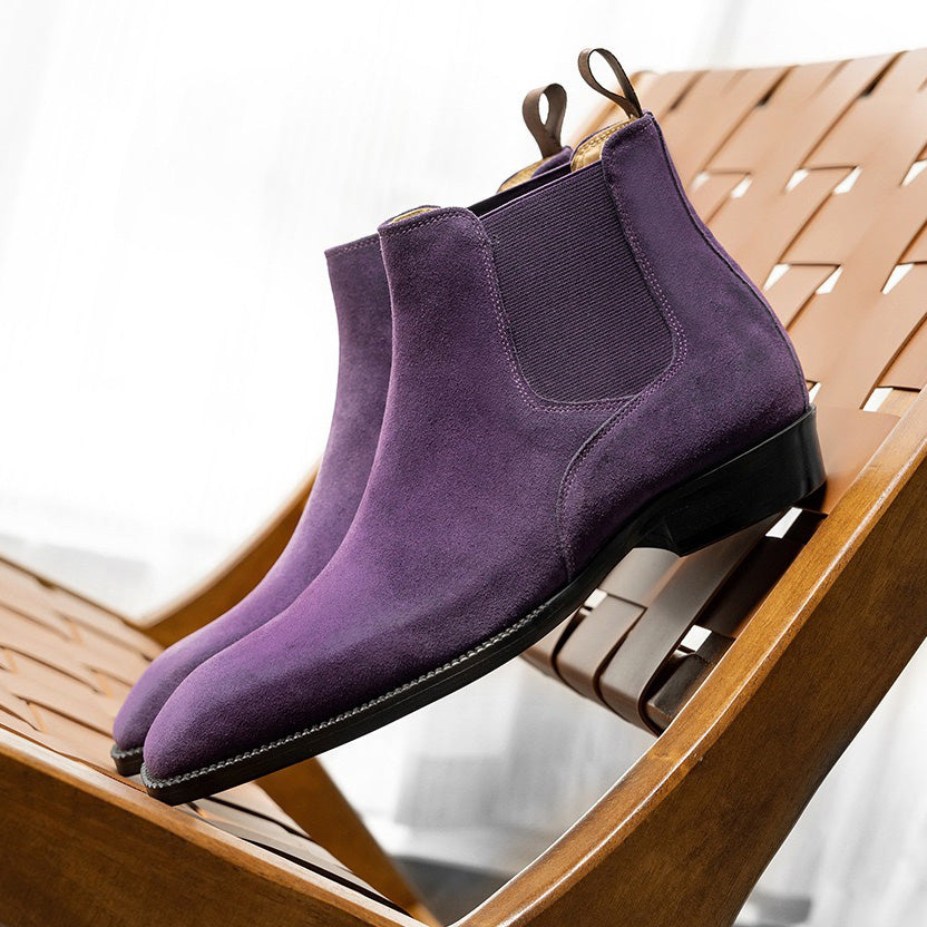 Men's Suede Chelsea Boots P050525