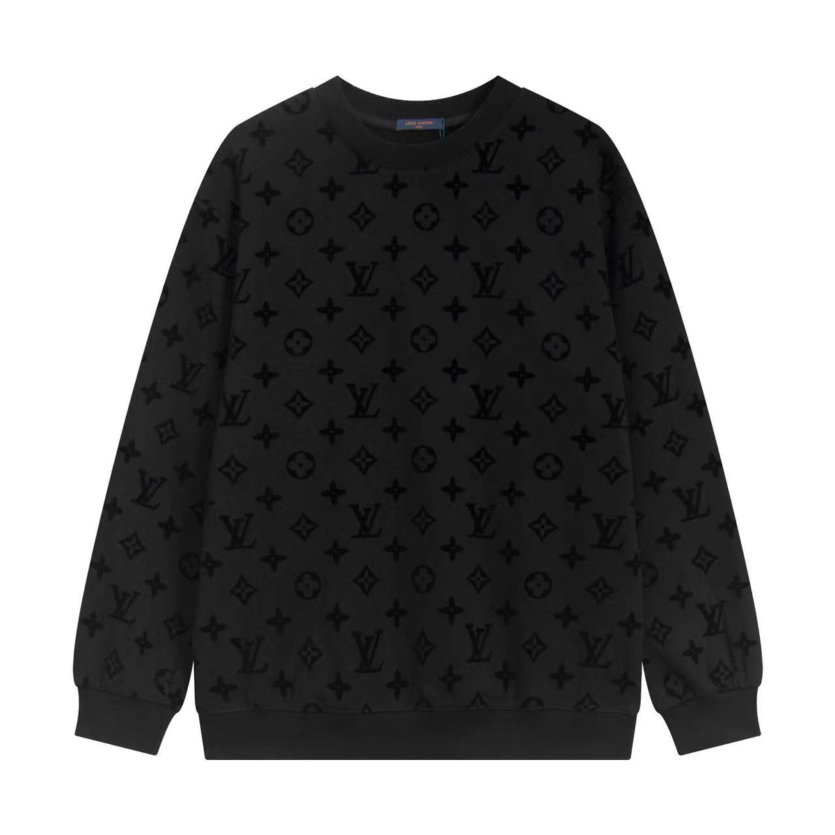 Men's All Over Monogram Print Crew Neck Sweatshirt YG500101