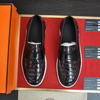 Croc Embossed Casual Loafer NE190136
