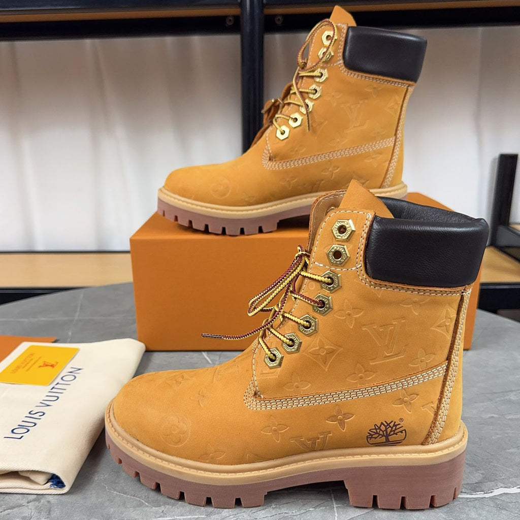 Embossed Thick Sole Martin Work Boots S265506
