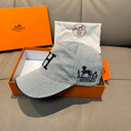 Letter H & Carriage Embroidery Baseball Cap G103012
