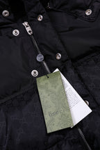 Monogram Jacquard Puffer Winter Jacket MK100002