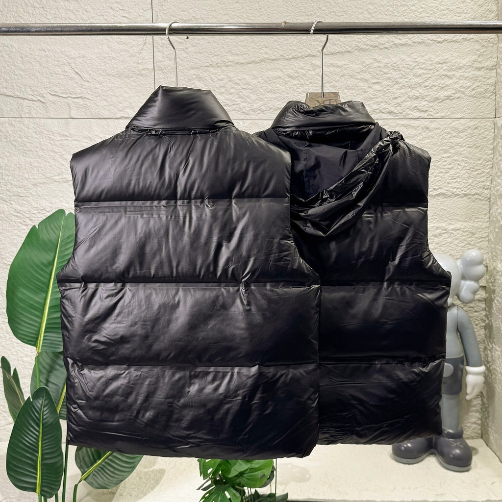 Removable Hood Quilted Puffer Vest U310523