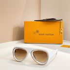 Vintage Pilot Aviator Sunglasses Double Layer Frame Fashion Shades K030103
