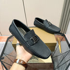 Men's Metal Ornament Buckle Loafer Driving Shoes NE190115