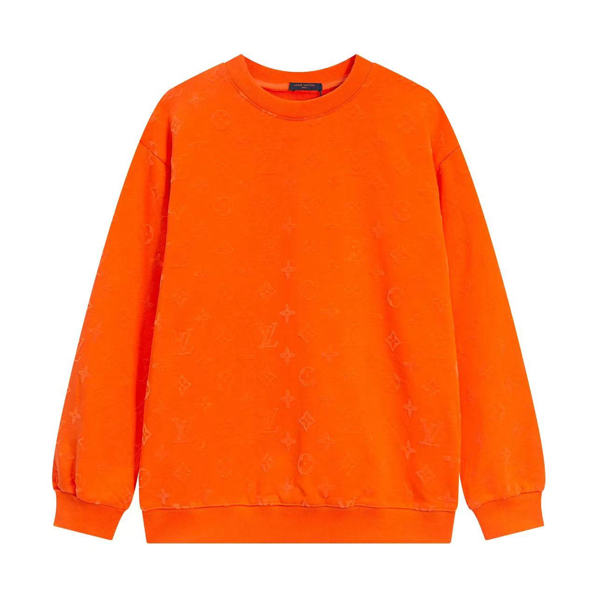 Men's All Over Monogram Print Crew Neck Sweatshirt YG500101