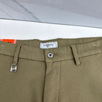 Fine Textured Solid Straight Business Trousers P141007
