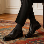 Cap Toe Oxford Shoes Lace-Up Formal Dress Shoes Y101146