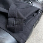 Triangle Leather Patch Back Pocket Trousers L260629