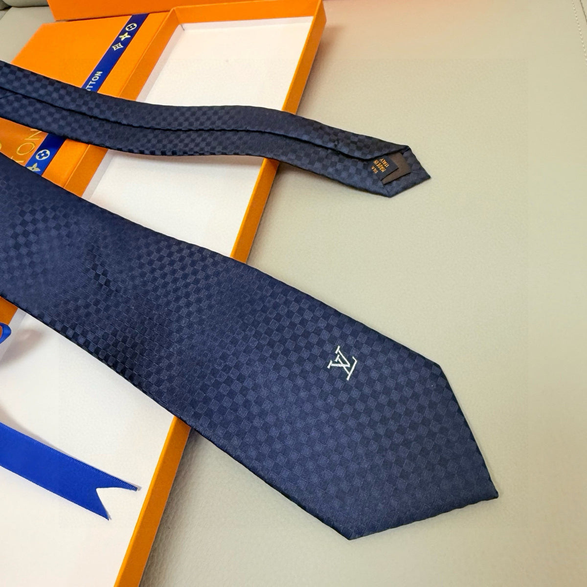 Men's Check Jacquard Necktie E2081009