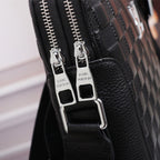 Grid Embossed Vertical Crossbody Shoulder Bag B101012