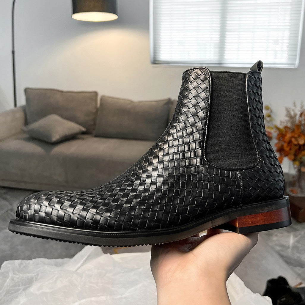 Men's Woven Chelsea Boots P050522