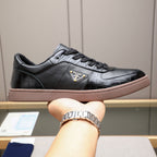 Croc Embossed Patchwork Triangle Logo Low Top Sneakers S283409