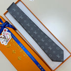 Men's Four-Point Floral Jacquard Necktie E2081010