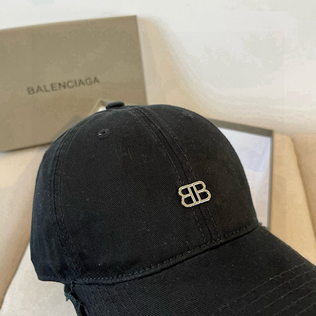 Frayed Edge Metal Logo Baseball Cap G103006