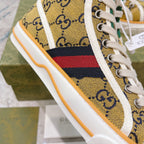 Vintage Pattern Canvas High Top Sneakers S283417