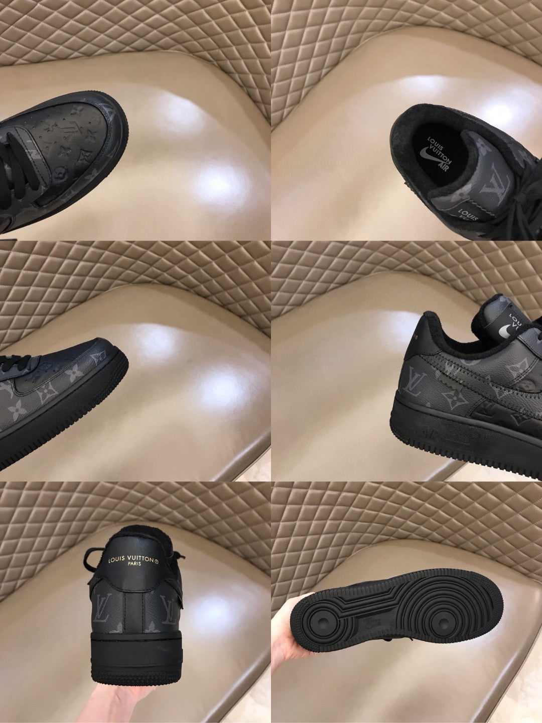 Co-branded Monogram Patchwork Low Top Sneakers S283404