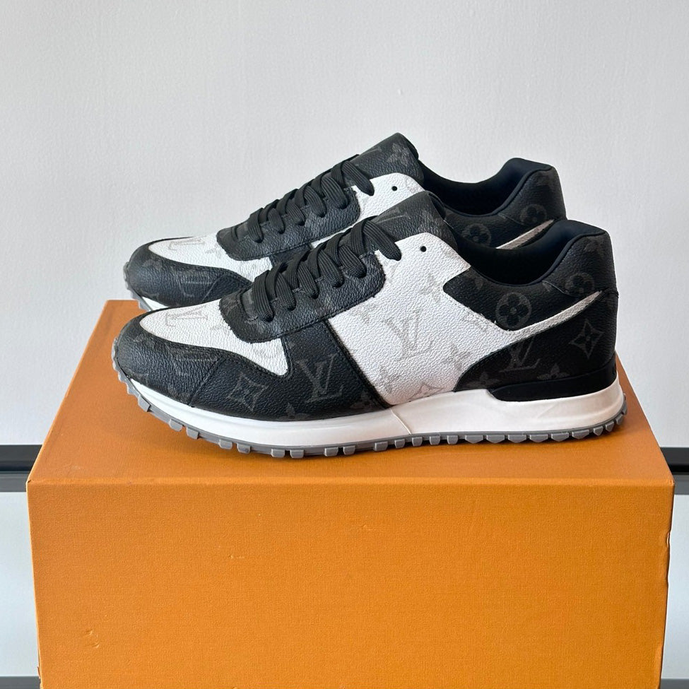 Color Block Allover Print Lace-Up Low Top Trainer S283423