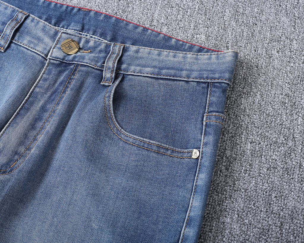 Vintage Cross Stitch Line Slim Denim V260848
