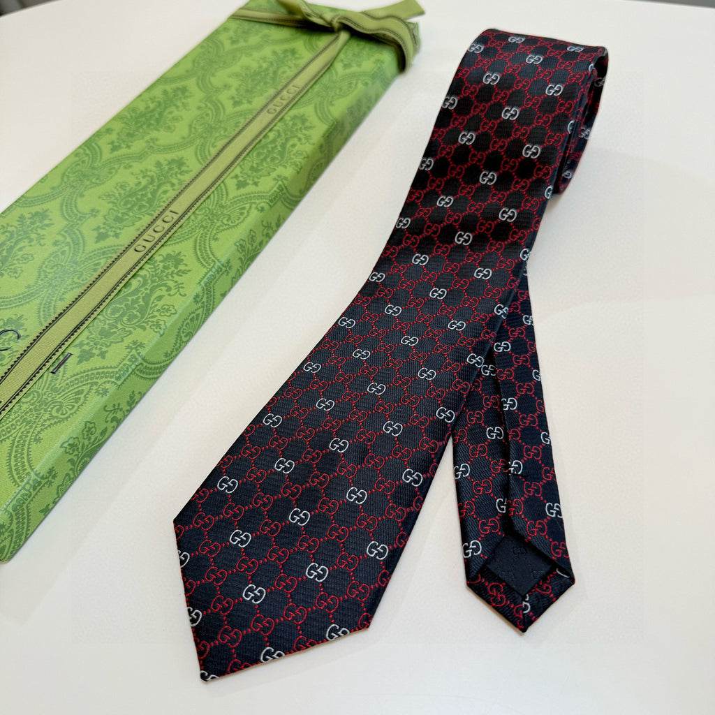 Men's Diamond Grid Jacquard Necktie E2081008