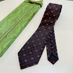 Men's Diamond Grid Jacquard Necktie E2081008
