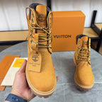 Embossed Thick Sole Martin Work Boots S265506