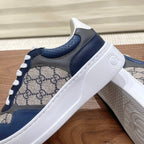 Men's Interlocking G Monogram Patchwork Platform Sneakers JN081101