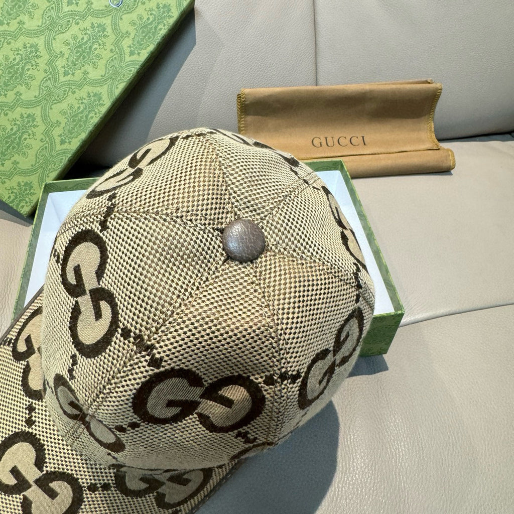 Allover Interlocking Pattern Jacquard Baseball Cap G103009