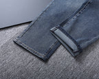 Vintage Emblem Embroidery Red Label Slim Denim V260839