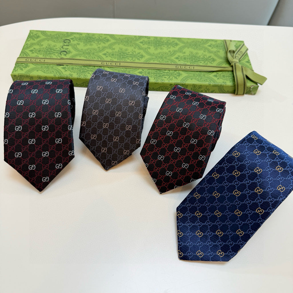 Men's Diamond Grid Jacquard Necktie E2081008