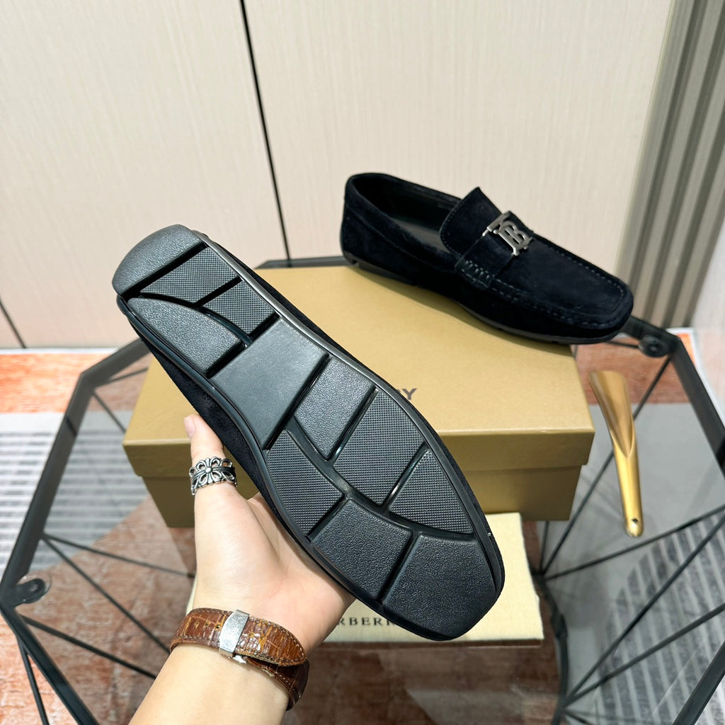 Men's Metal Ornament Buckle Loafer Driving Shoes NE190115