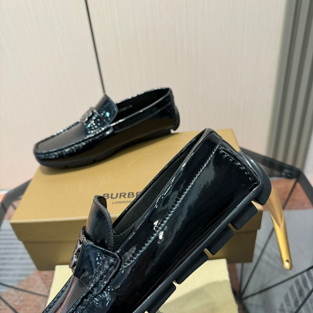 Men's Metal Ornament Buckle Loafer Driving Shoes NE190115