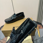 Men's Metal Ornament Buckle Loafer Driving Shoes NE190115