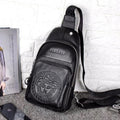 Grain Leather Embossed Pattern Chest Sling Bag B101002