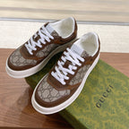 Men's Interlocking G Monogram Patchwork Platform Sneakers JN081101