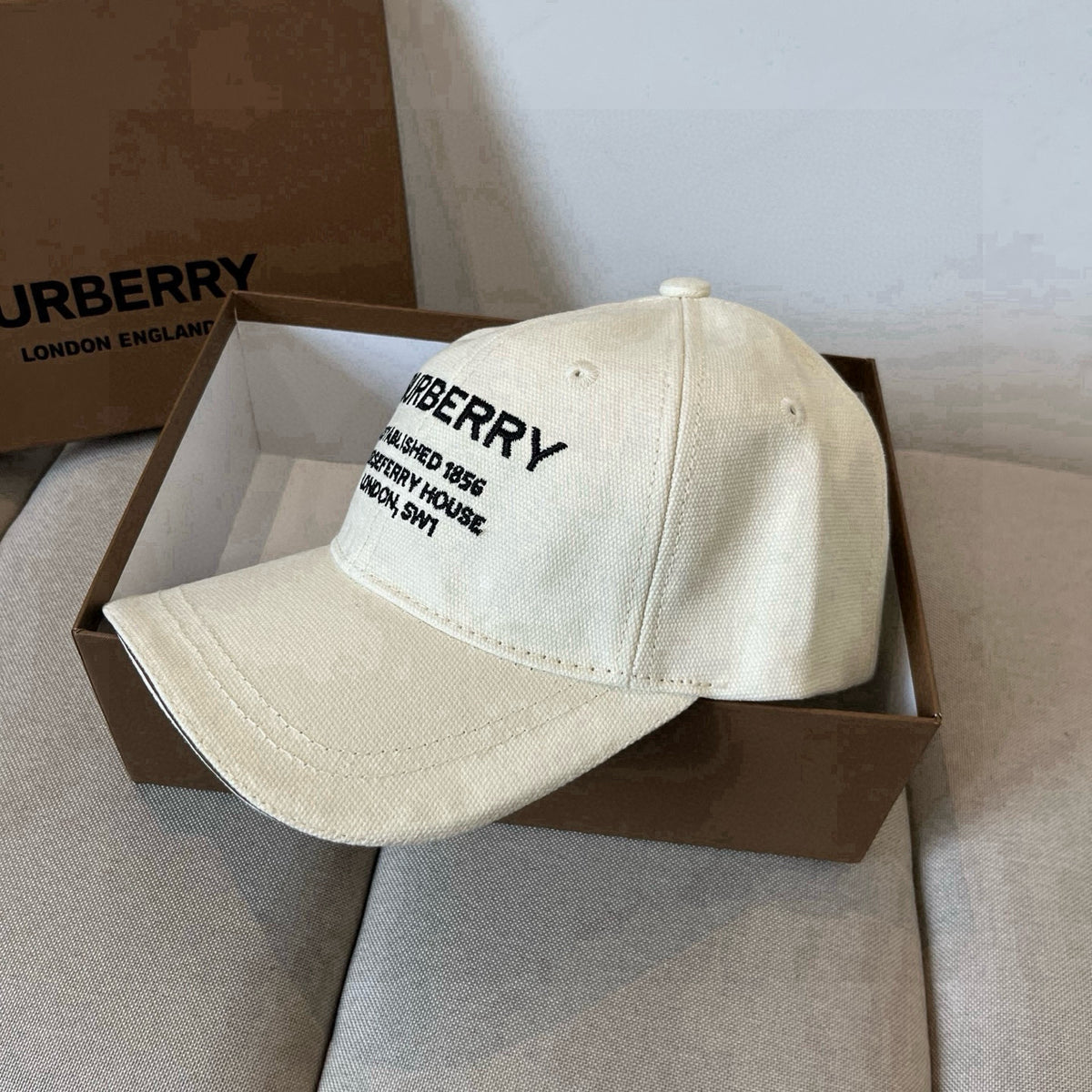 Multi-line Text Embroidery Baseball Cap G103007