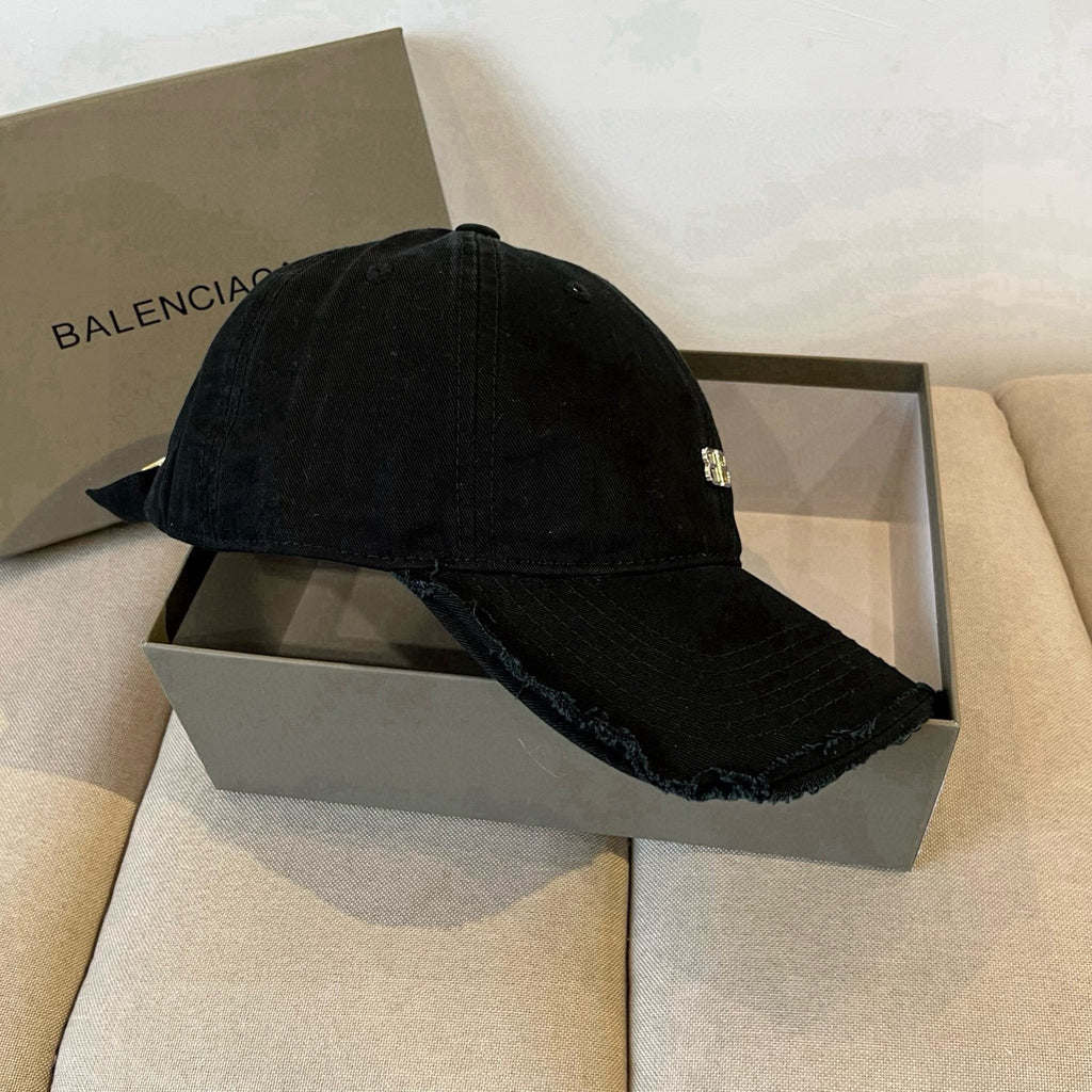 Frayed Edge Metal Logo Baseball Cap G103006