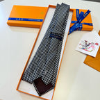 Men's Check Jacquard Necktie E2081009