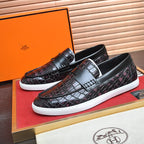 Croc Embossed Casual Loafer NE190136
