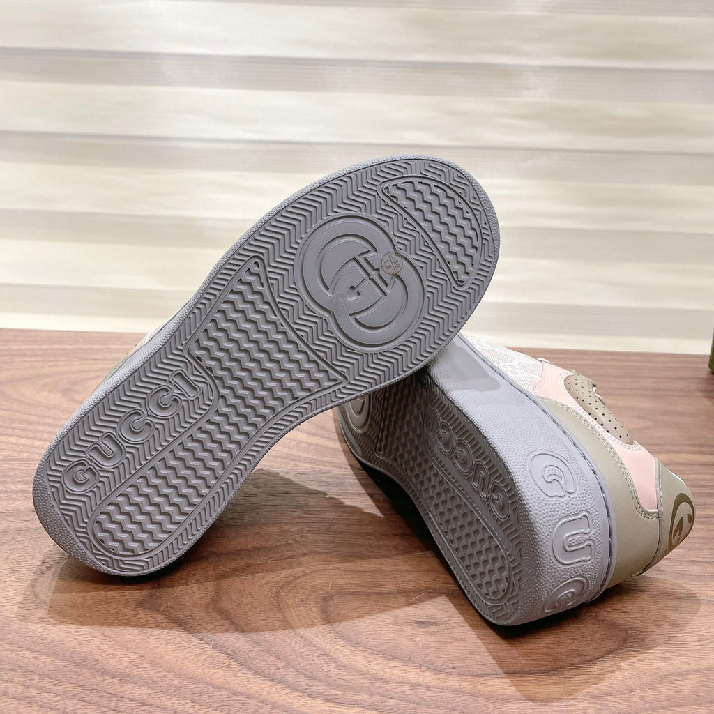 Men's Interlocking G Monogram Patchwork Platform Sneakers JN081101