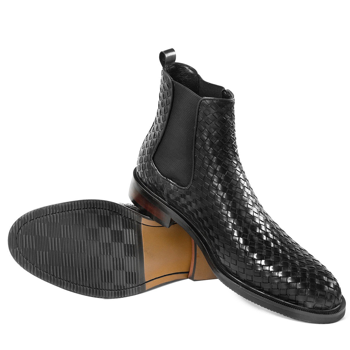 Men's Woven Chelsea Boots P050522