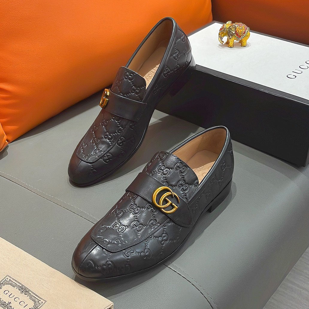Embossed Interlocking G Loafers S283407