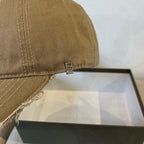 Frayed Edge Metal Logo Baseball Cap G103006