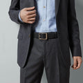 Dual Logo Embossed Pin Buckle Belt E020801