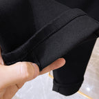 Black Triangle Logo Slim Denim Jeans C261002