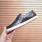 Croc Embossed Casual Loafer NE190136