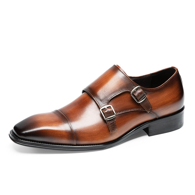 Double Monk Strap Dress Shoes Y101102