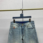 Pale Vintage Fade Orange Logo Jeans E260935