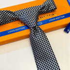 Men's Check Jacquard Necktie E2081009