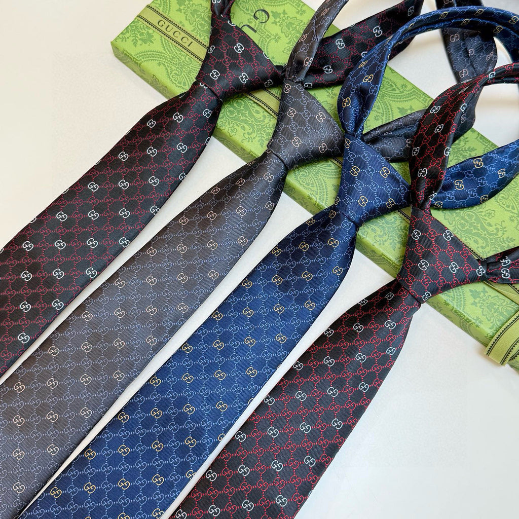 Men's Diamond Grid Jacquard Necktie E2081008